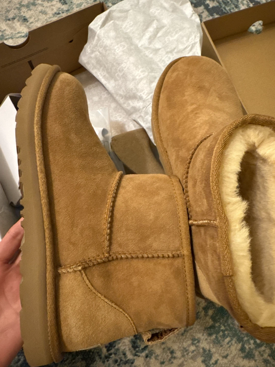BRAND NEW UGG Classic Mini II Boots – Chestnut 🤎 for $160