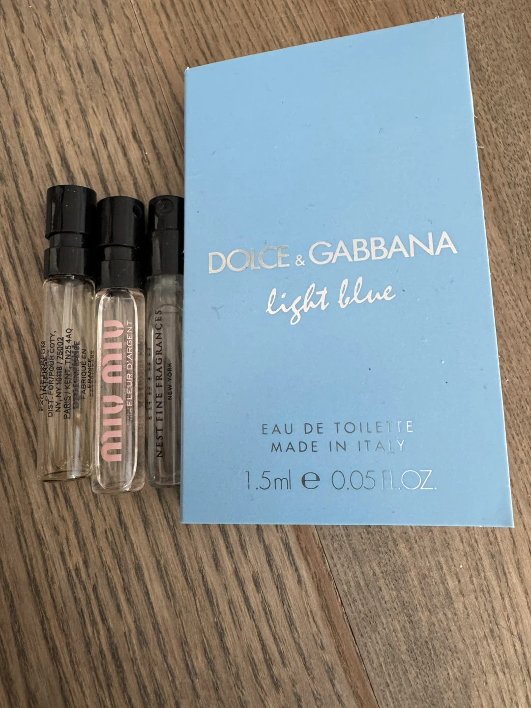 Perfume samples bundle