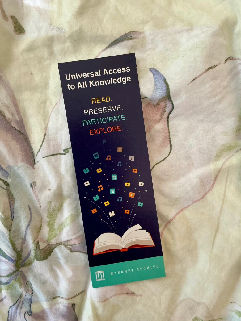Internet Archive Bookmark