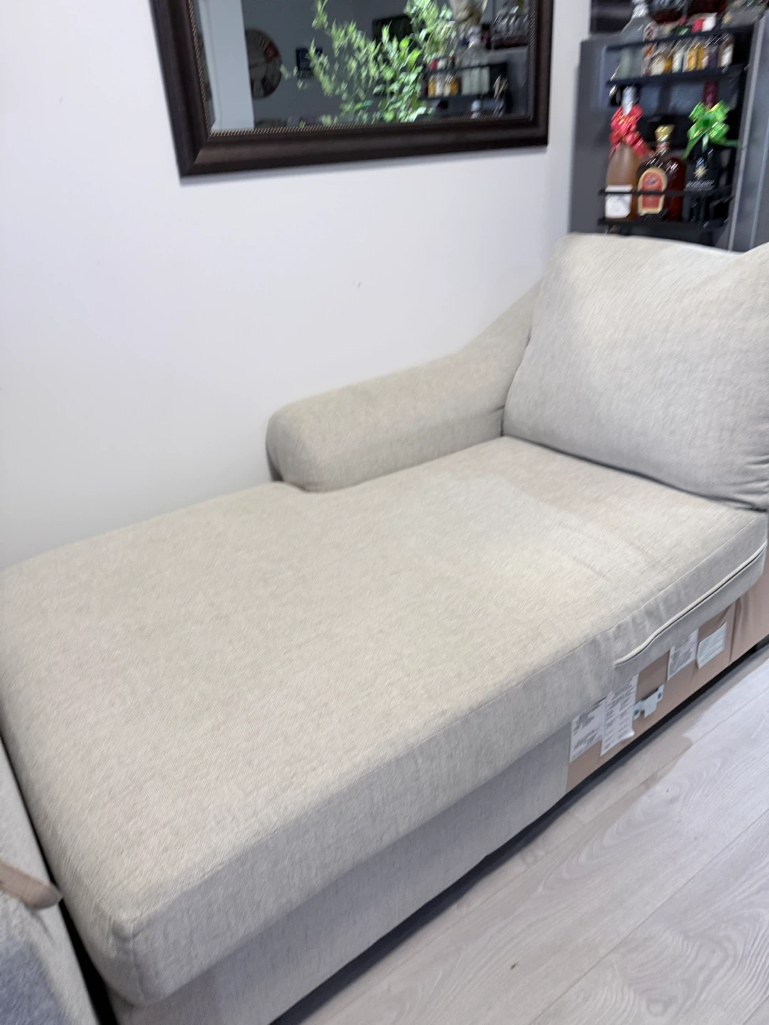 Light Grey Chaise Lounge - photo 4
