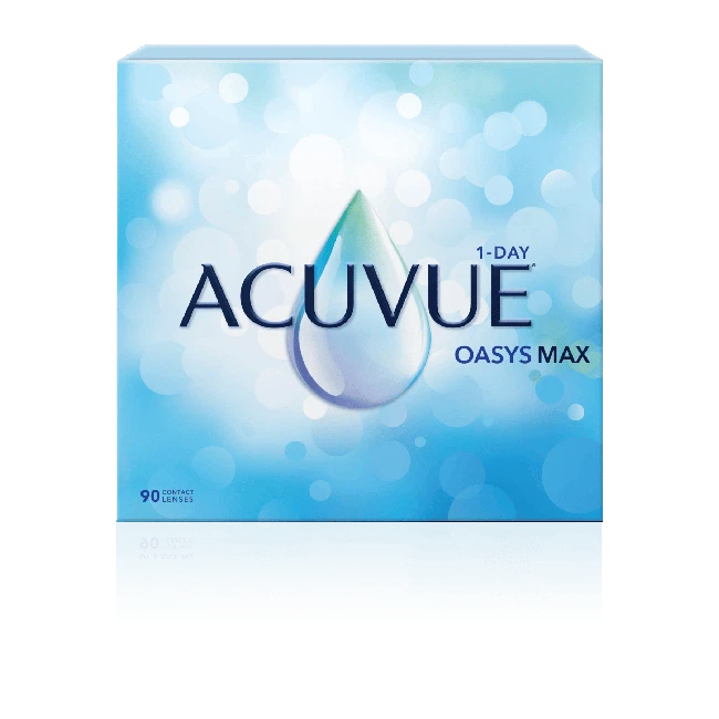 Brandnew ACUVUE OASYS MAX 1-Day contact lenses