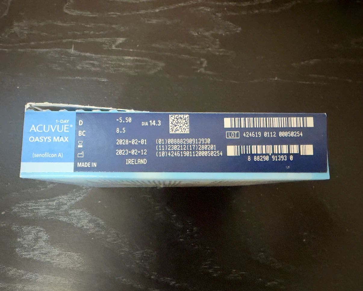 Brandnew ACUVUE OASYS MAX 1-Day contact lenses - photo 2