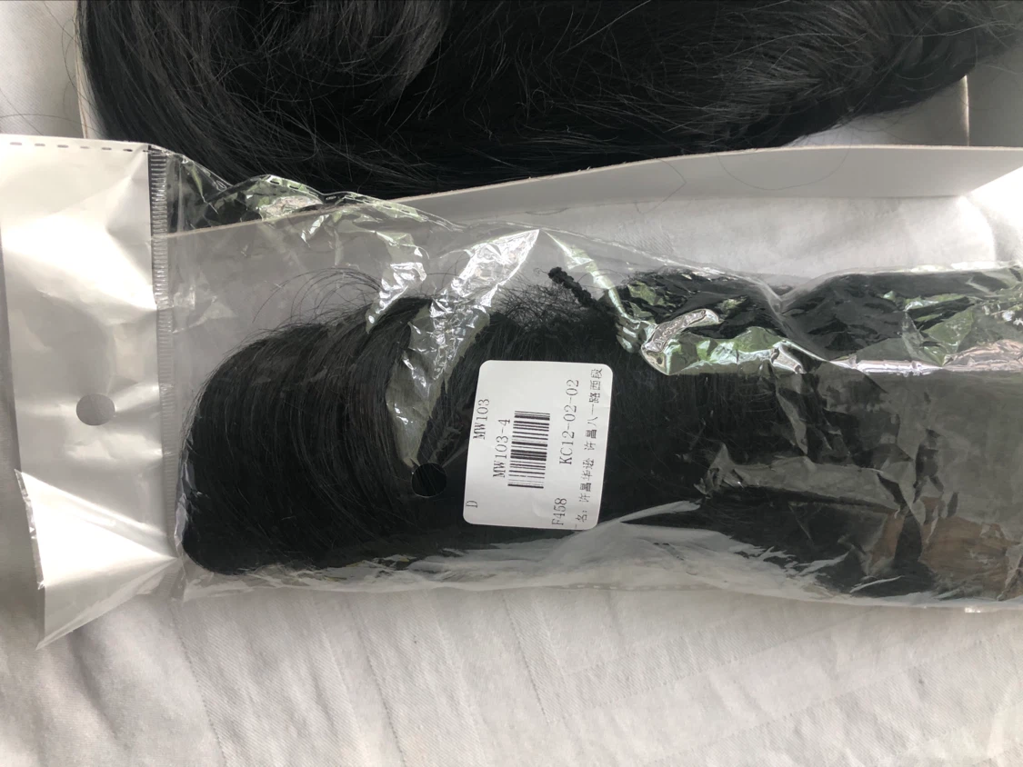 2 new & different style of new black & grey wig - photo 3