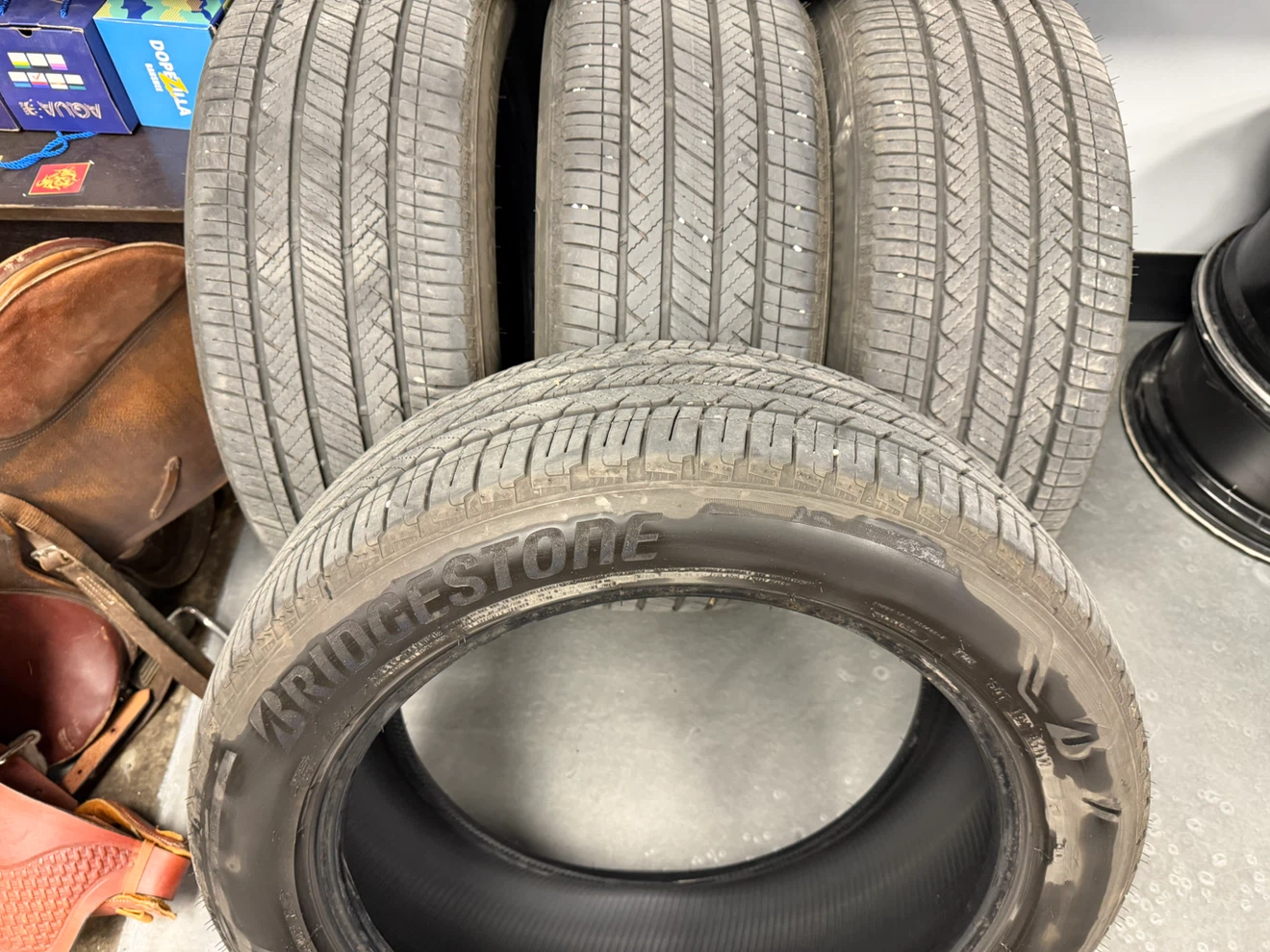 Set of 4 Bridgestone Sport A/S Tires 255/50R20 - photo 2