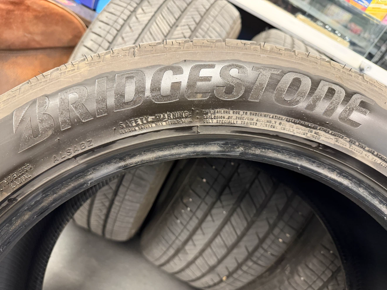Set of 4 Bridgestone Sport A/S Tires 255/50R20 - photo 3