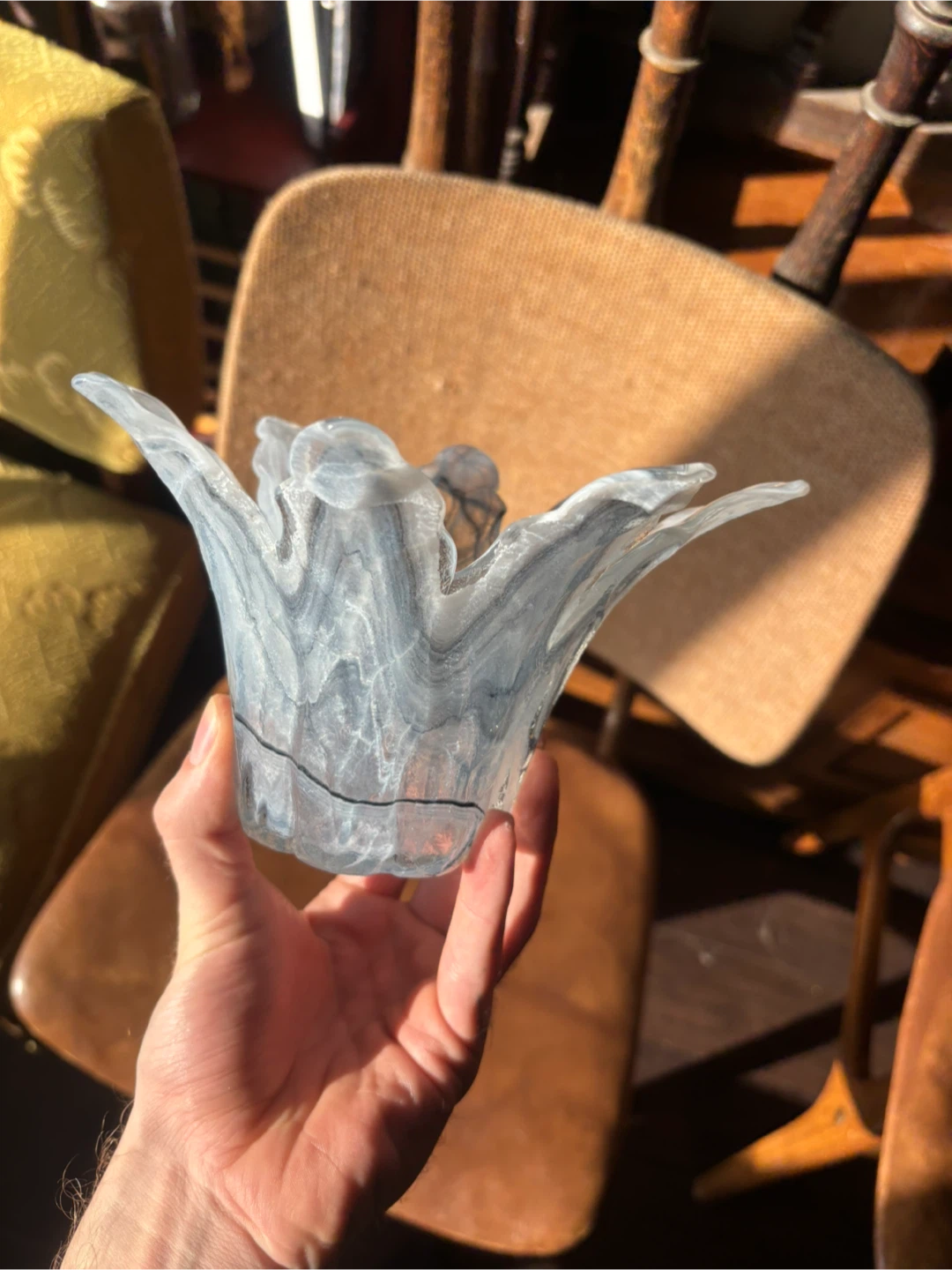 Murano Art Glass Flower Vase - photo 2