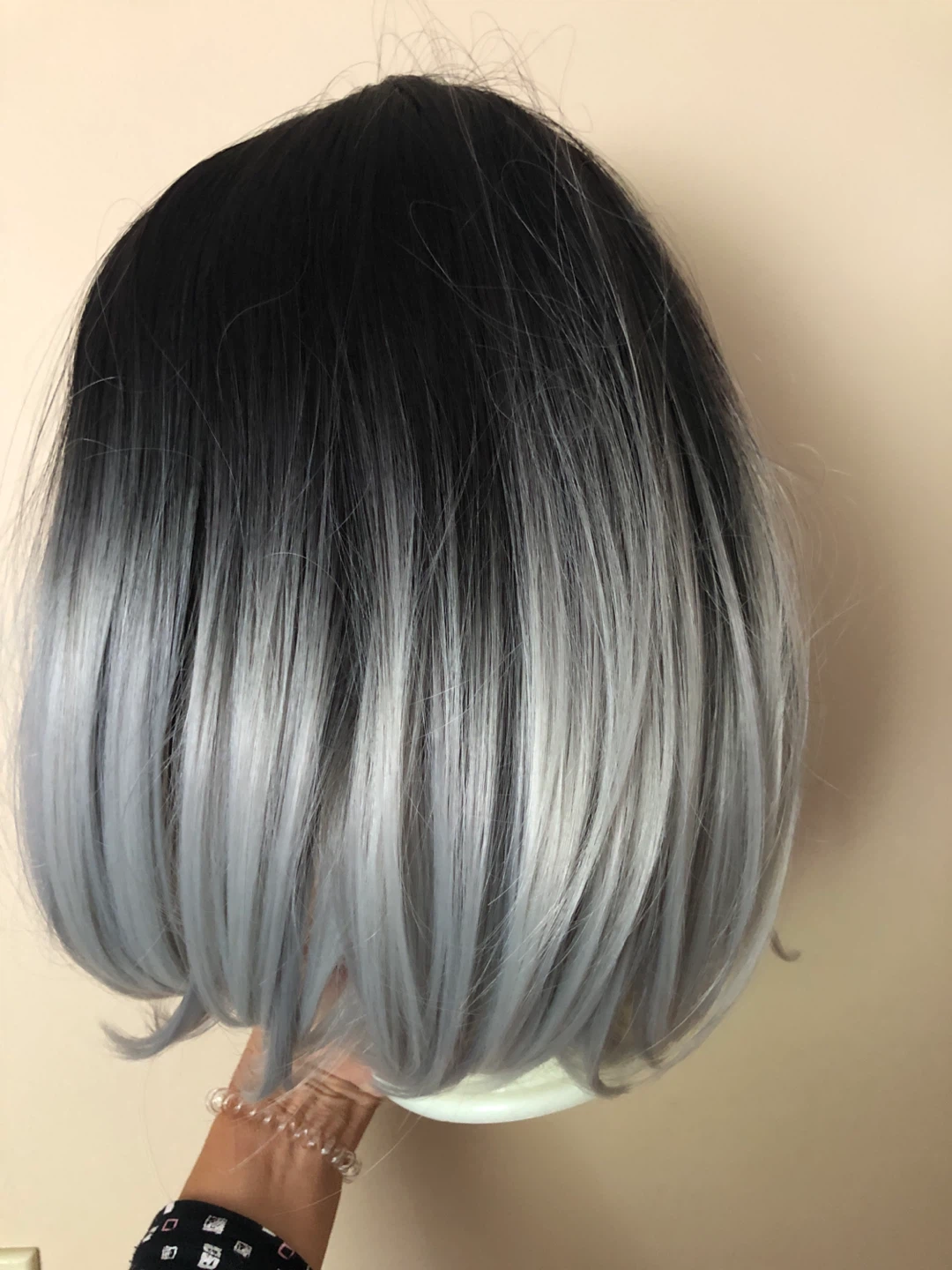 2 different style of new black & grey wig - photo 2