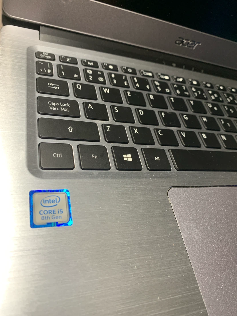 No SSD Acer Swift 14" Laptop Intel Core i5 8th Gen