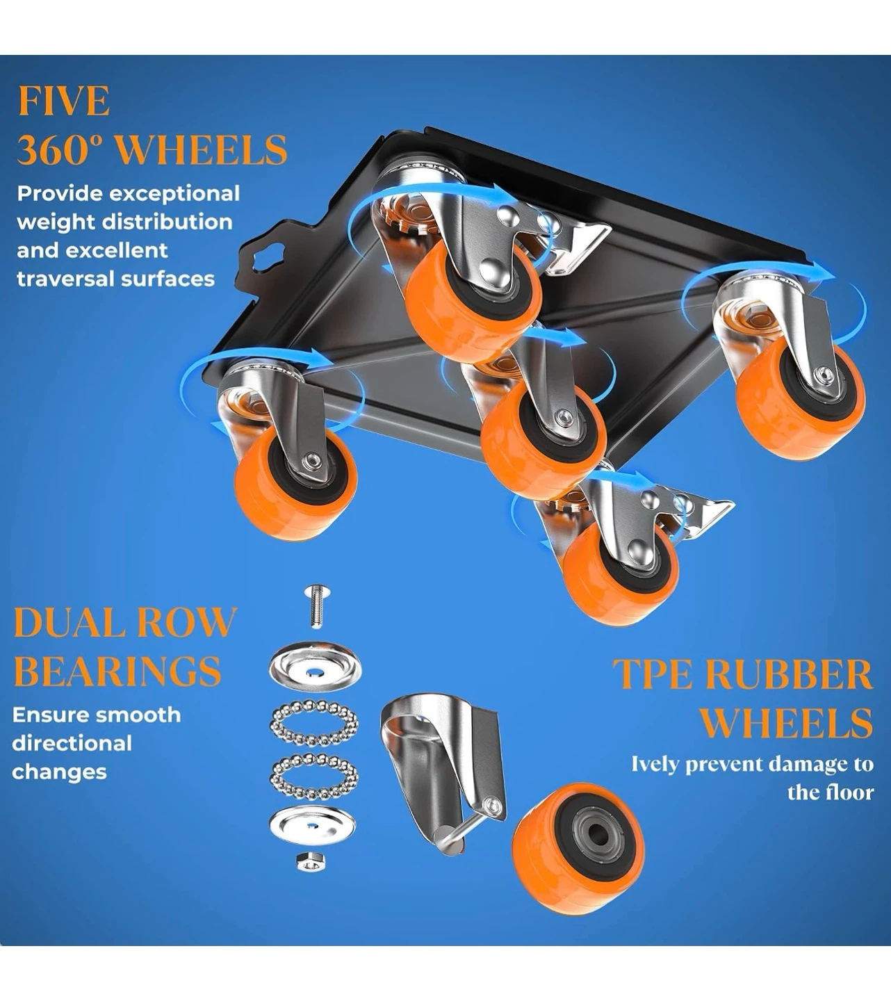 Heavy Duty Furniture Moving Dolly Set - photo 3