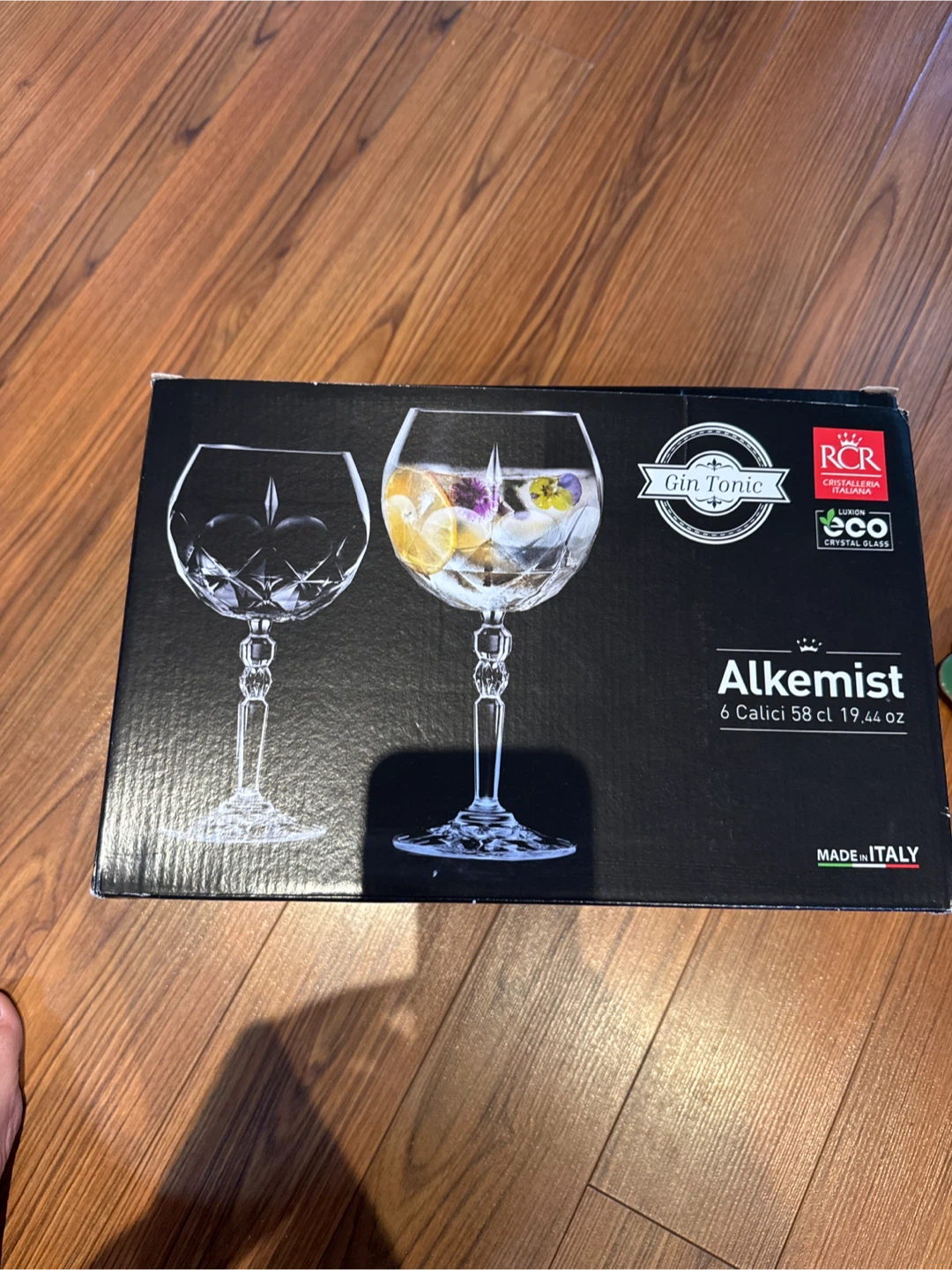 RCR Alkemist Gin Tonic Glasses - 6 Piece Set