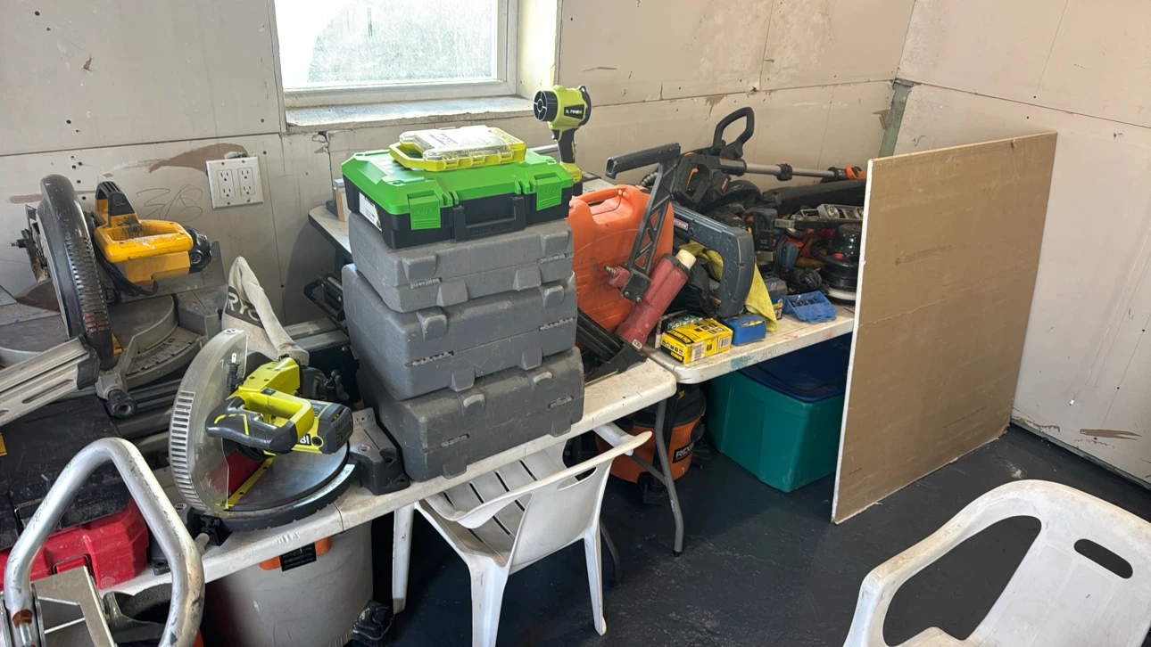 Assorted Power Tools and Hand Tools