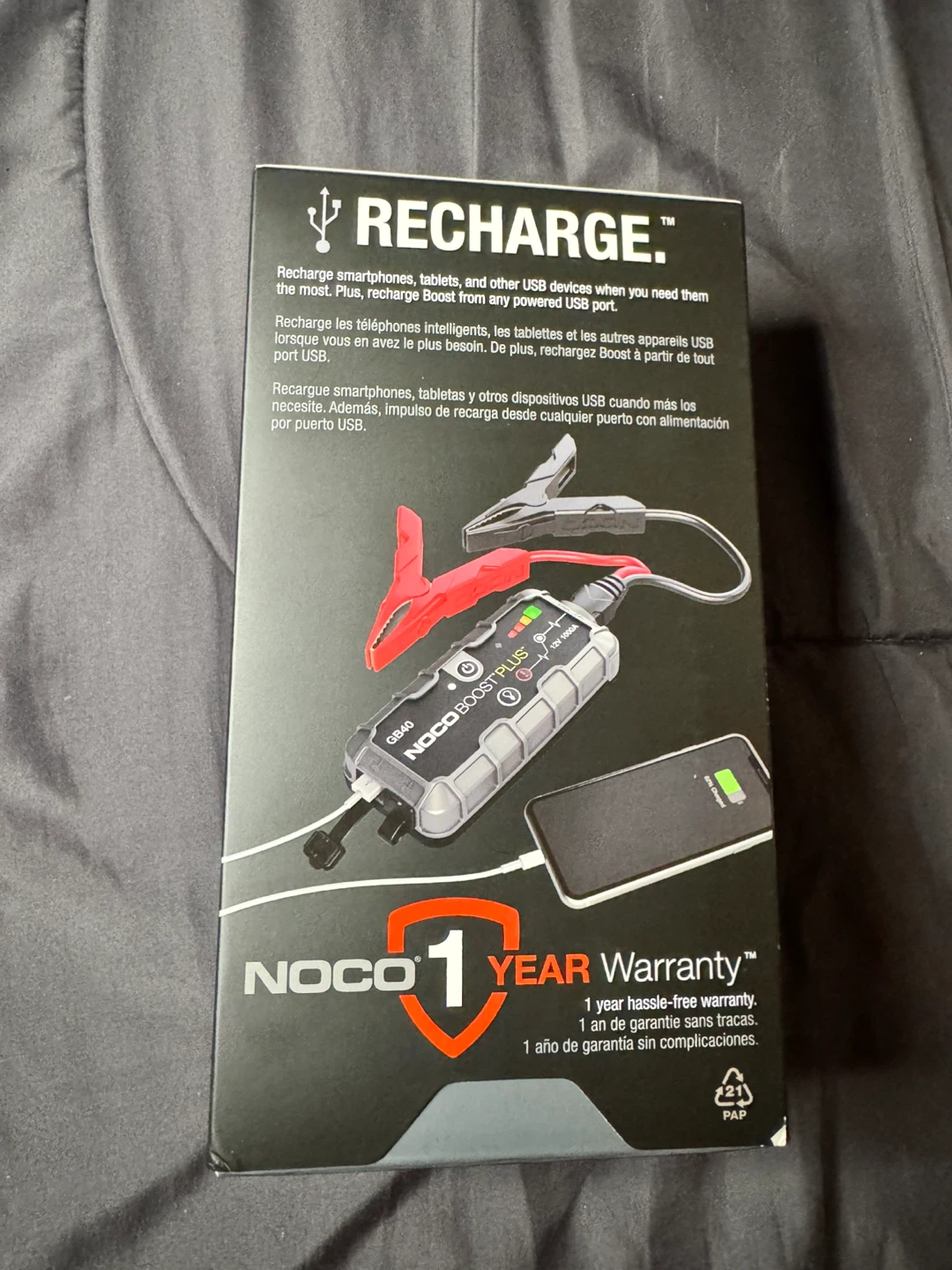 BRAND NEW ! NOCO Boost Plus GB40 Jump Starter - photo 3