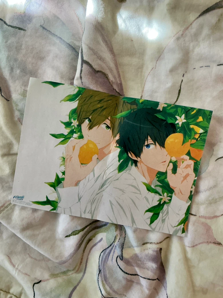 Free! Anime Series Character Illustration Card