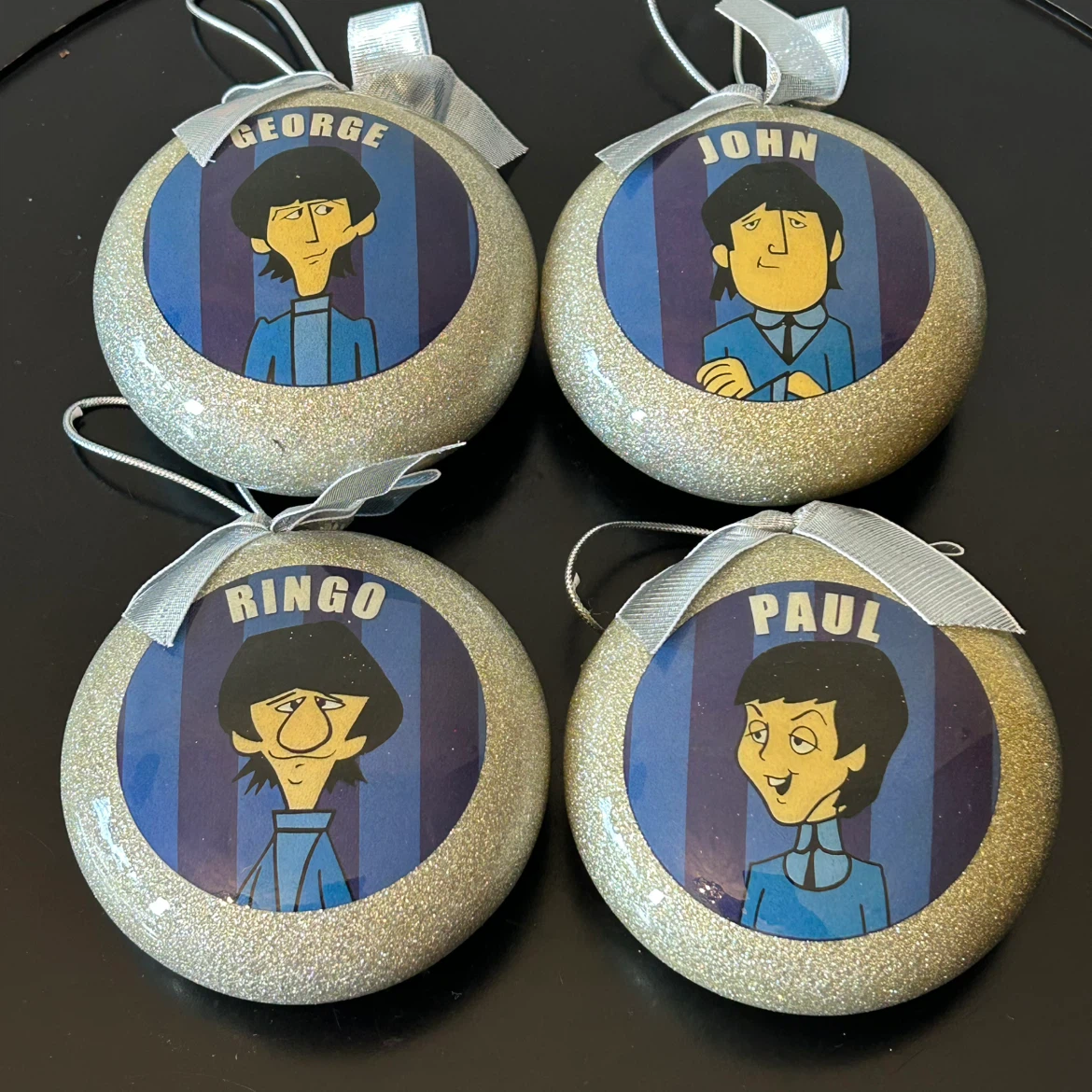 The Beatles Animated Cartoon Christmas  – Set of 4, 2008 Apple