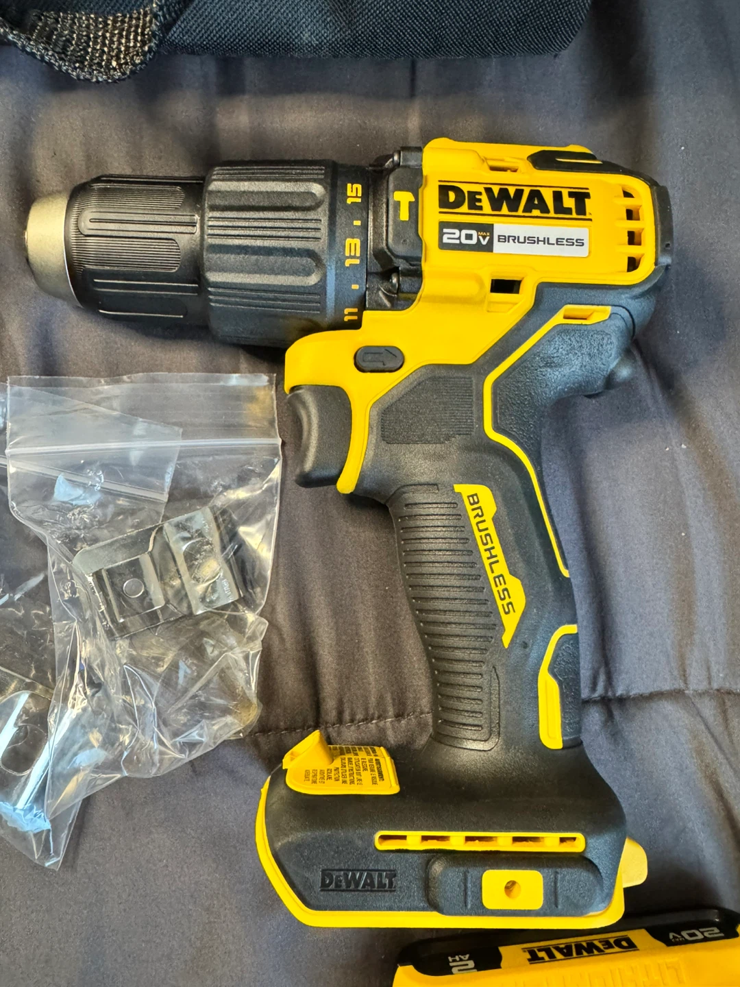 BRAND NEW DEWALT 20V Max Brushless Drill and Impact Driver Kit - photo 3