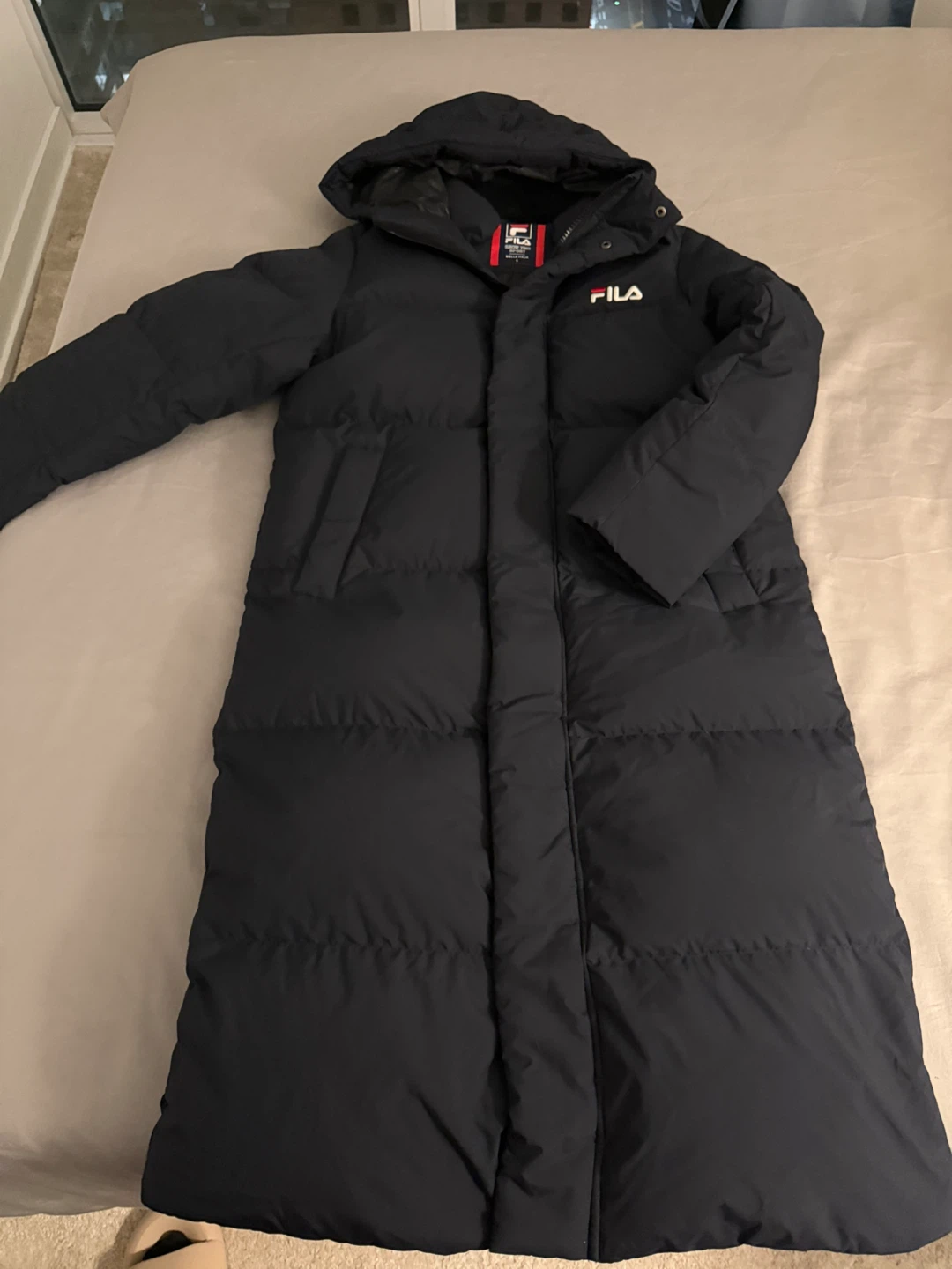 Fila Long Puffer Coat Black - photo 2