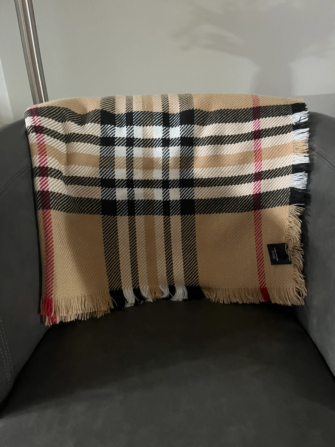 Lord & Taylor Check Scarf
