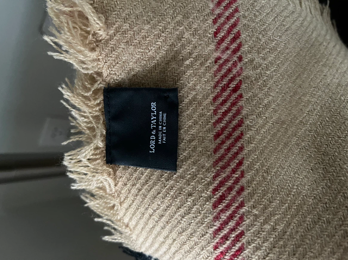 Lord & Taylor Check Scarf - photo 3