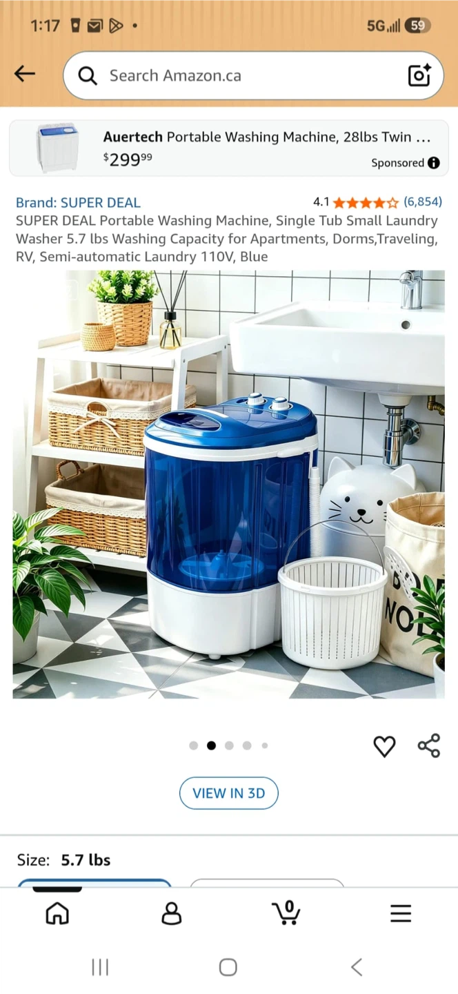 SUPER DEAL Portable Washing Machine