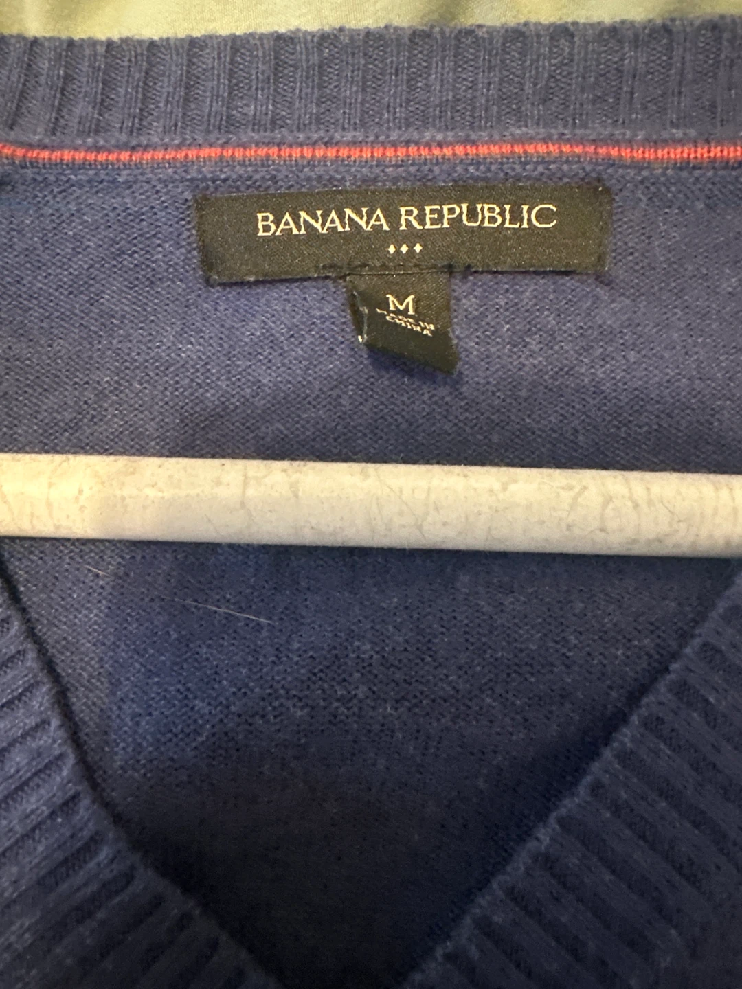 Banana Republic Blue V-Neck Sweater - photo 3