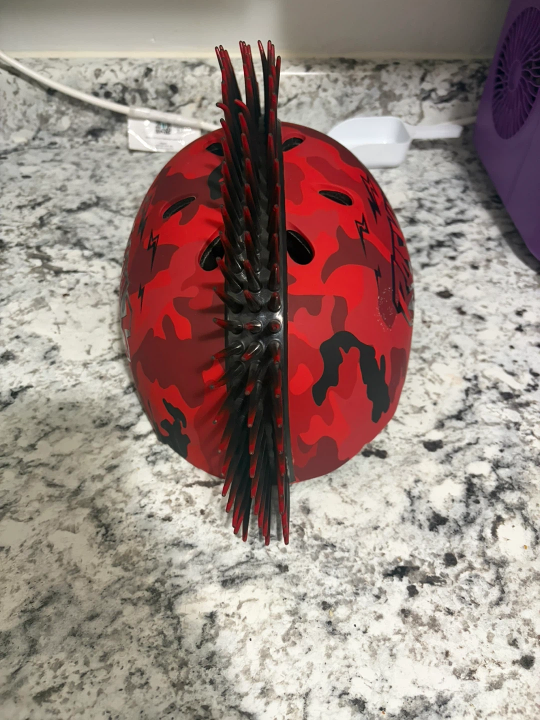 Raskullz Mohawk Helmet Red Camo