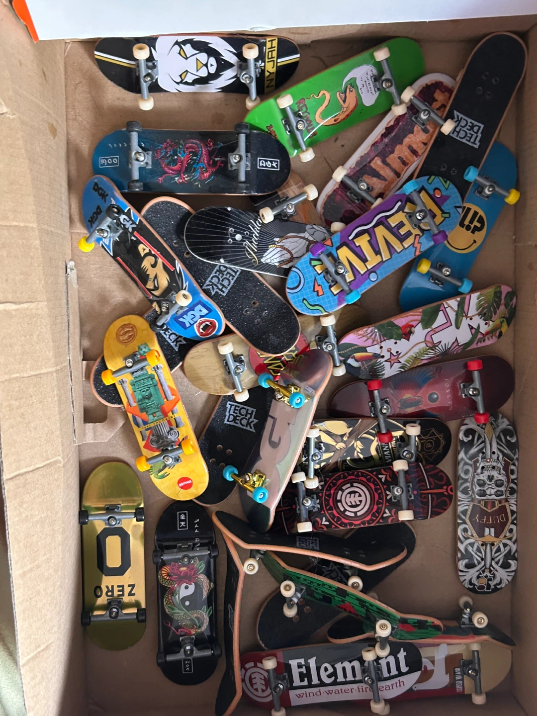 Assorted Tech Deck Fingerboards and Finger BMX