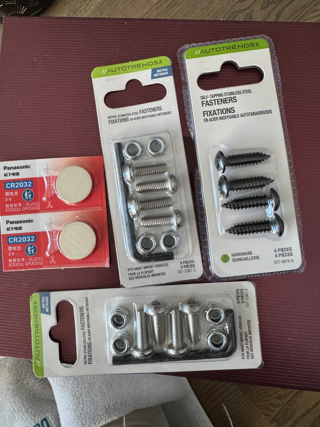 Autotrends Fasteners, Panasonic Batteries & Car Charger - photo 5