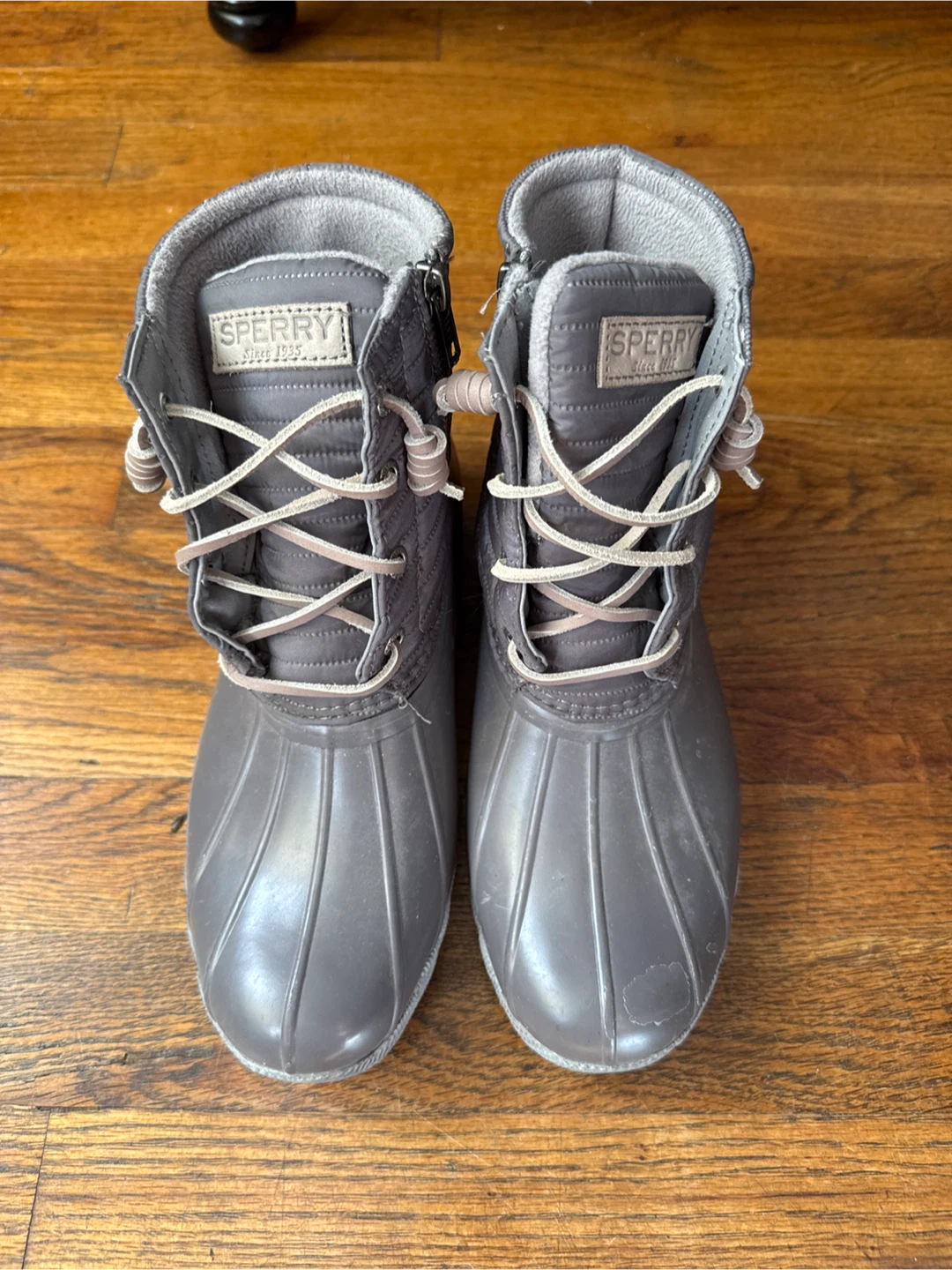 Sperry Women's Gray Rain Boots lm