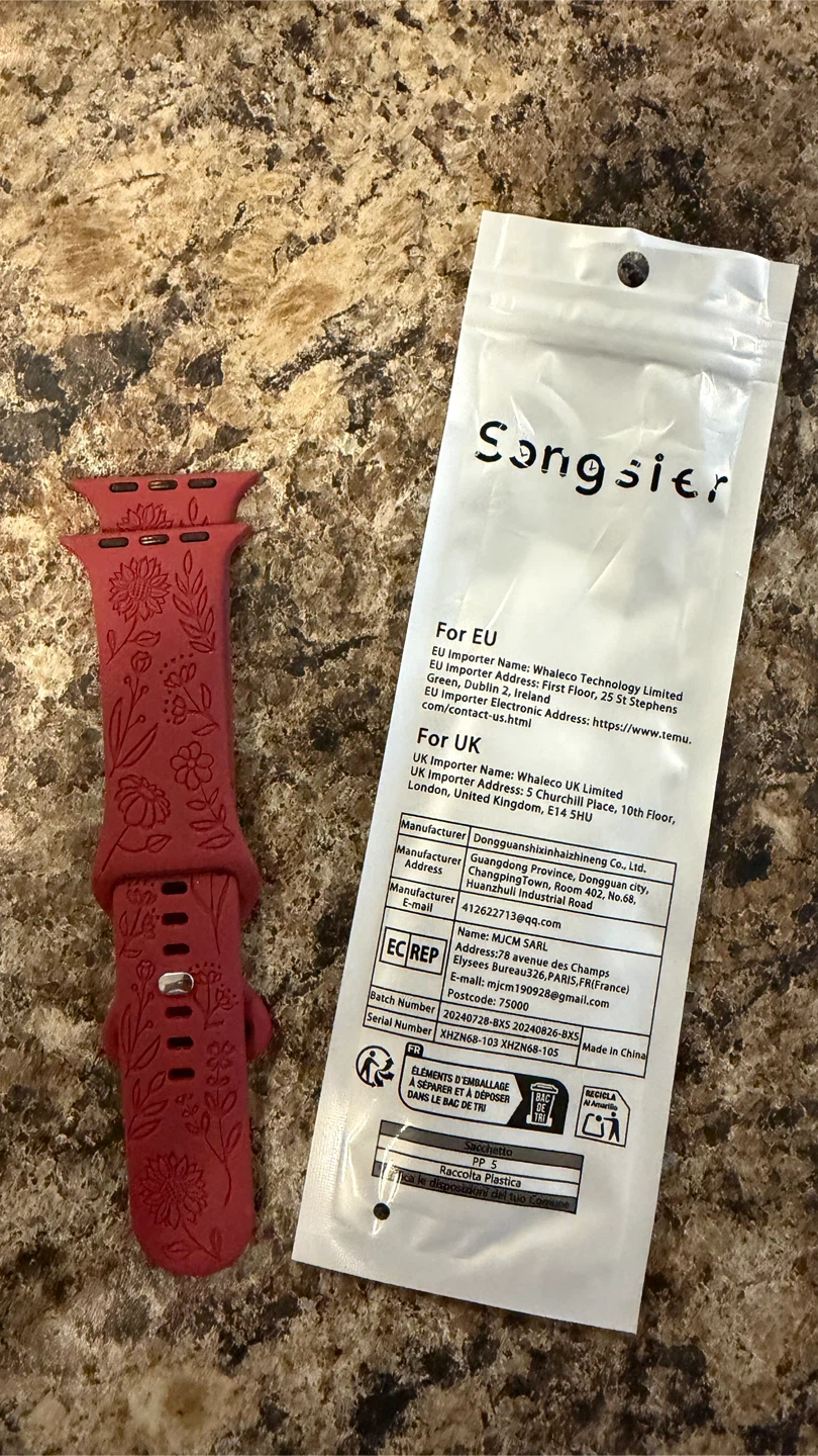 Songsier Floral Apple Watch Band and Case Set - photo 4