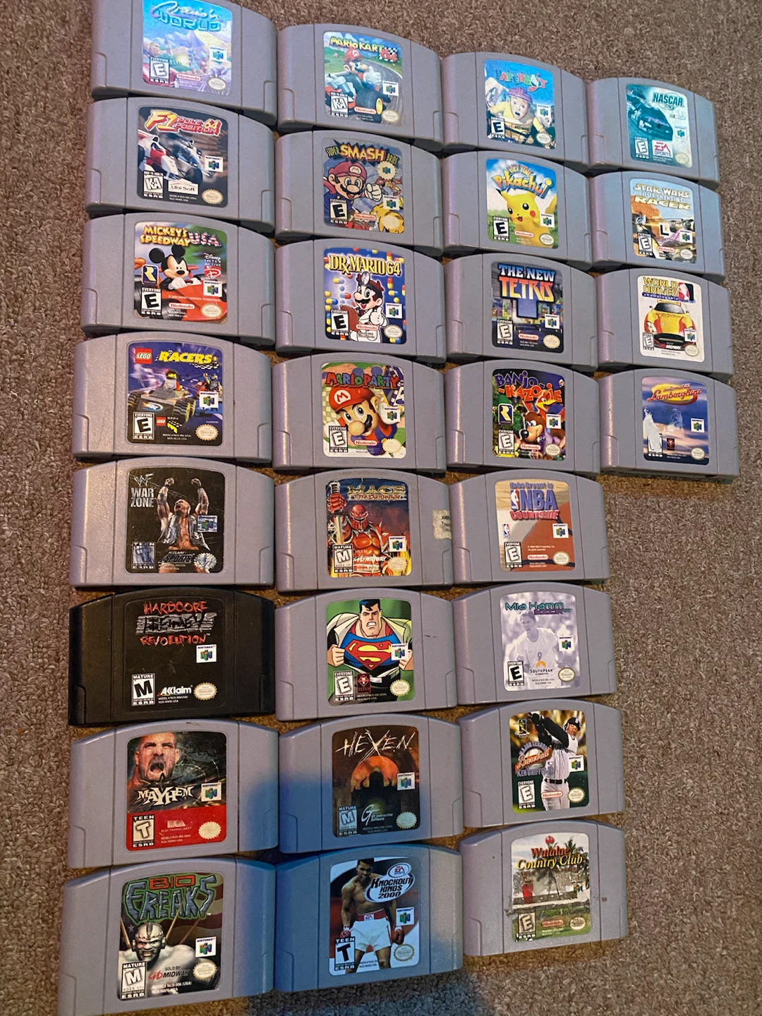 N64 lot .    100% authentic