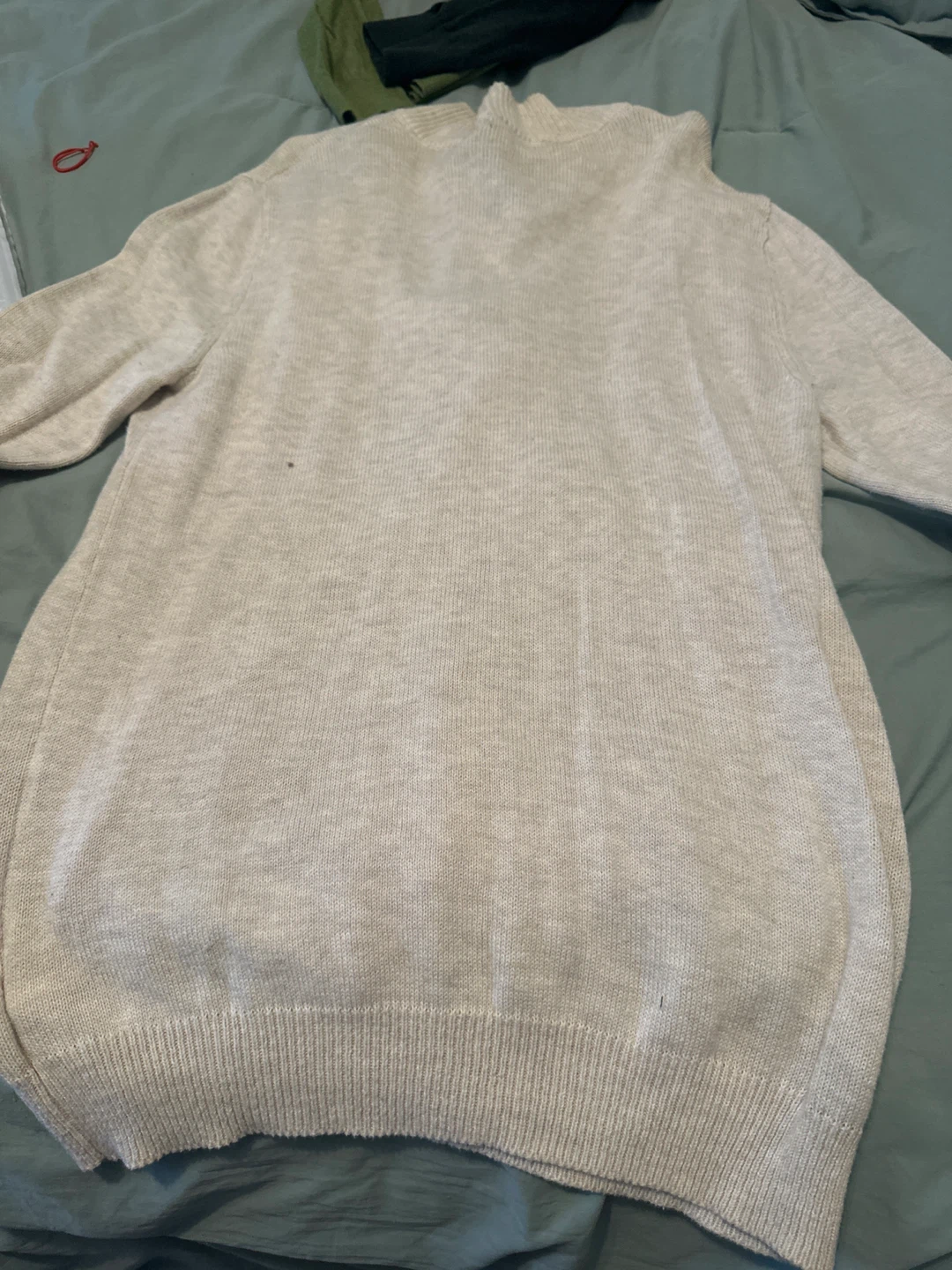 Gap Quarter-Zip Sweater Beige - photo 2