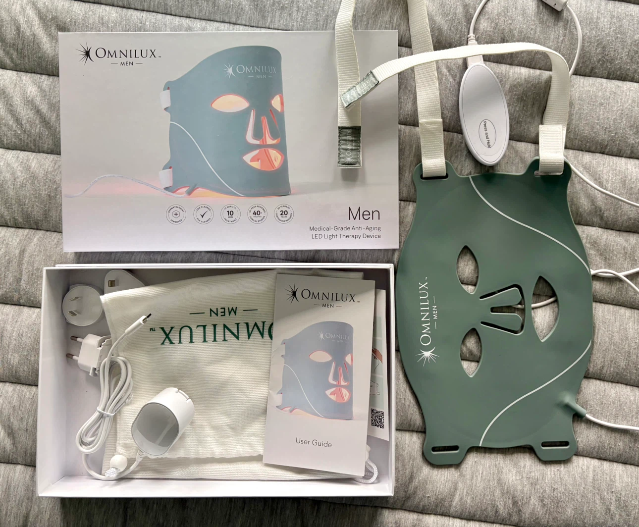 Omnilux Men LED Light Therapy Mask
