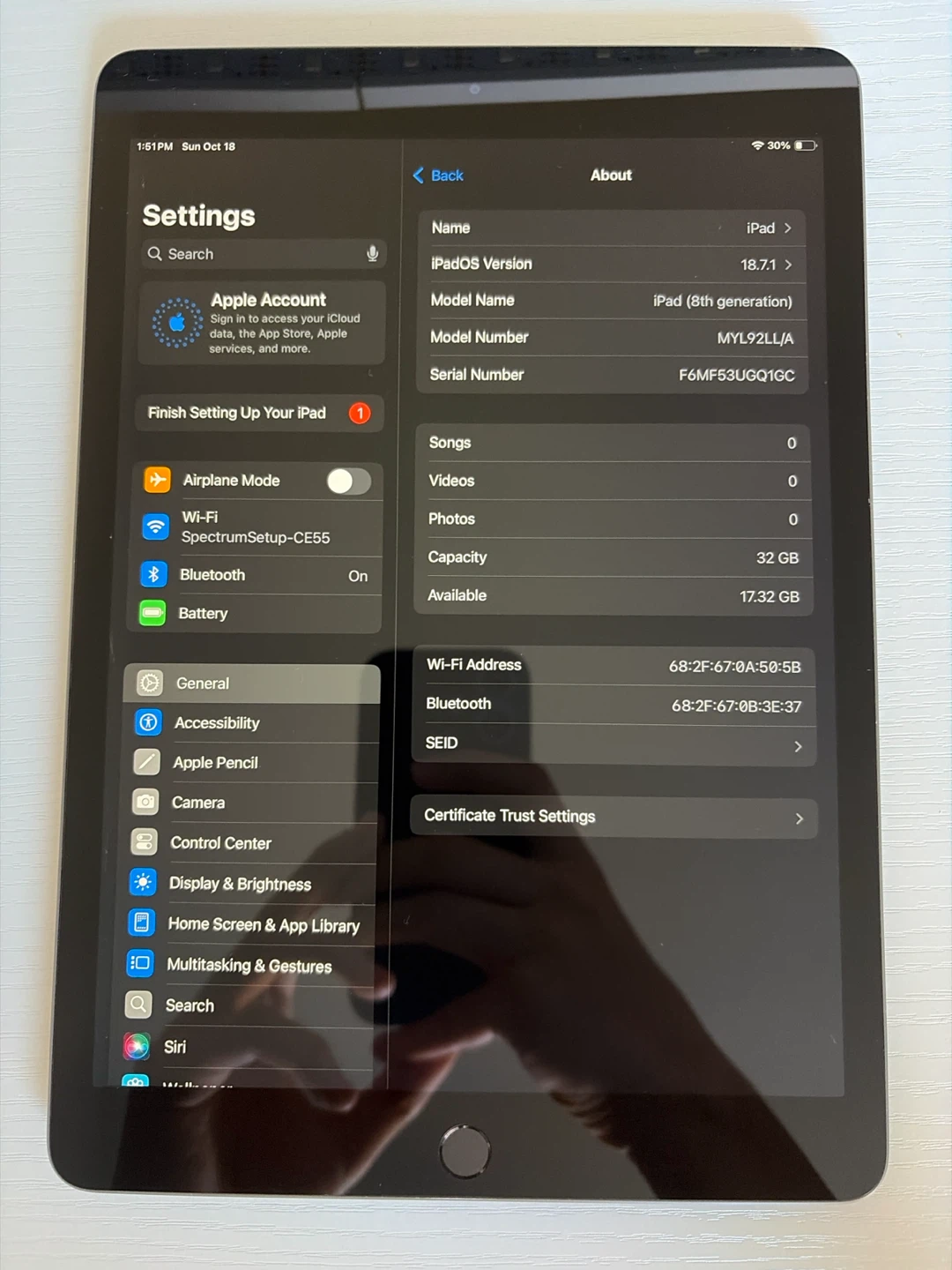 Apple iPad (8th Generation) 32GB