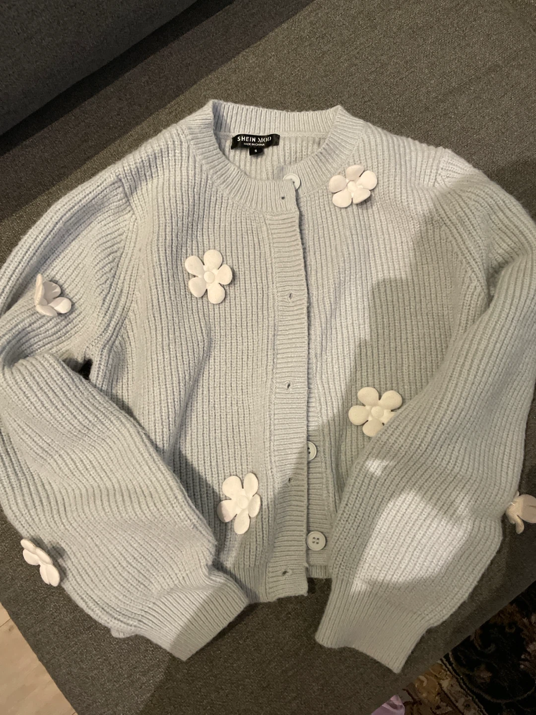 Small blue sweater