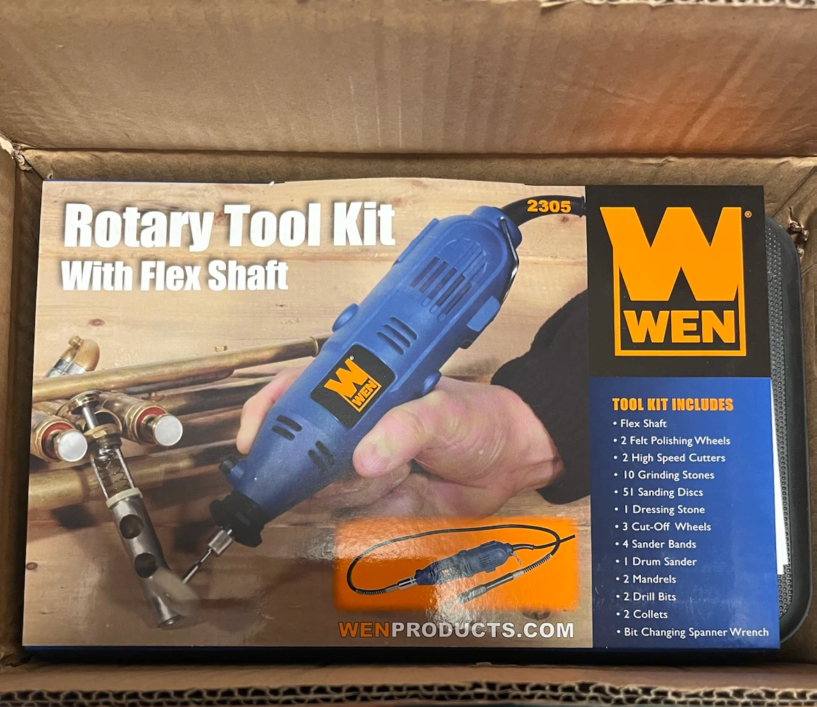 WEN 2305 Rotary Tool Kit with Flex Shaft