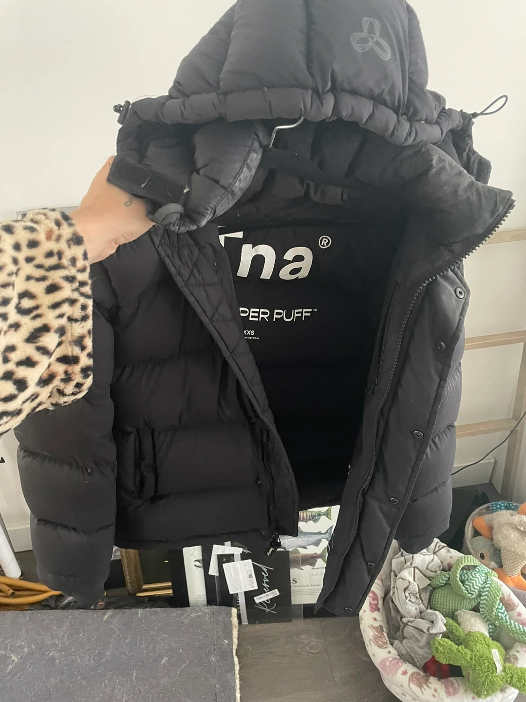 Tna Aritzia The Super Puff Jacket Black XXS