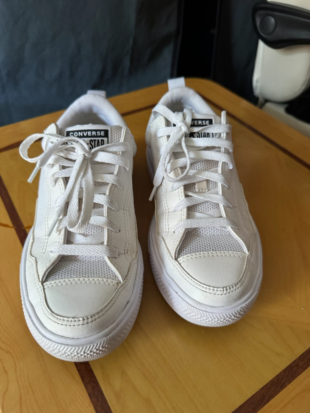 Converse All Star Platform White Sneakers