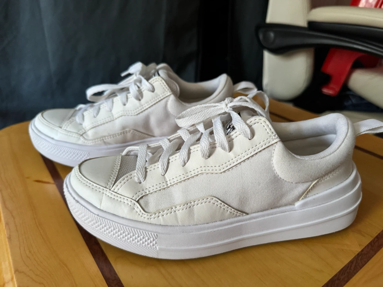 Converse All Star Platform White Sneakers - photo 2