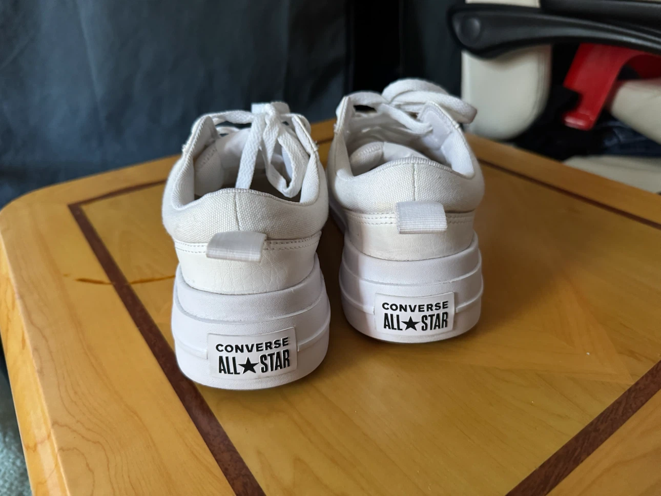 Converse All Star Platform White Sneakers - photo 3