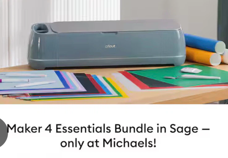 Cricut Maker 4 Essentials Bundle in Sage