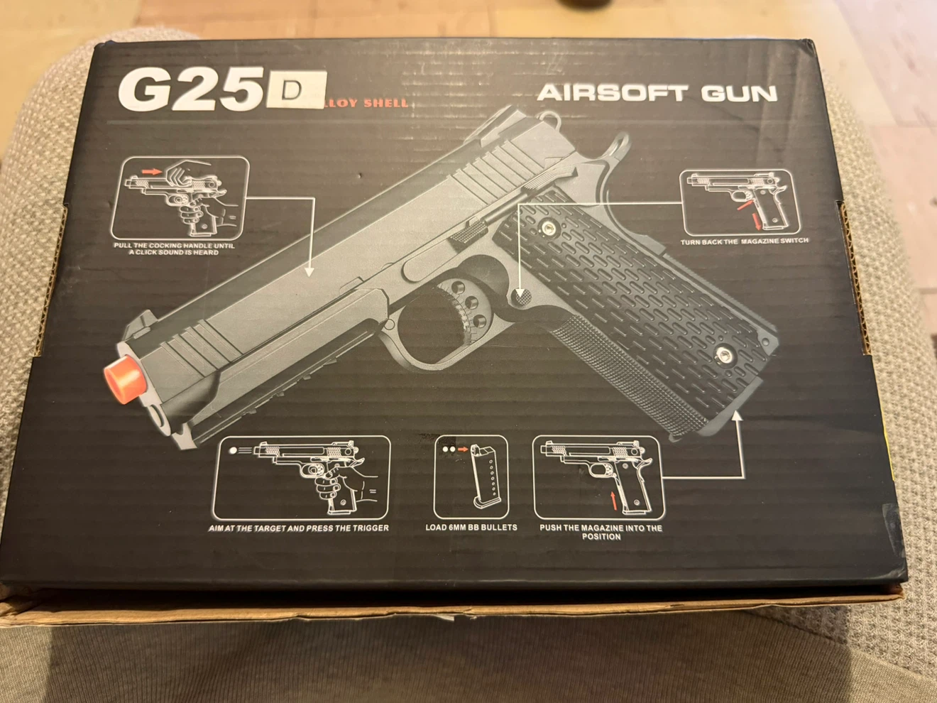 UKARMS G25D 1:1 Scale Airsoft Gun - photo 2