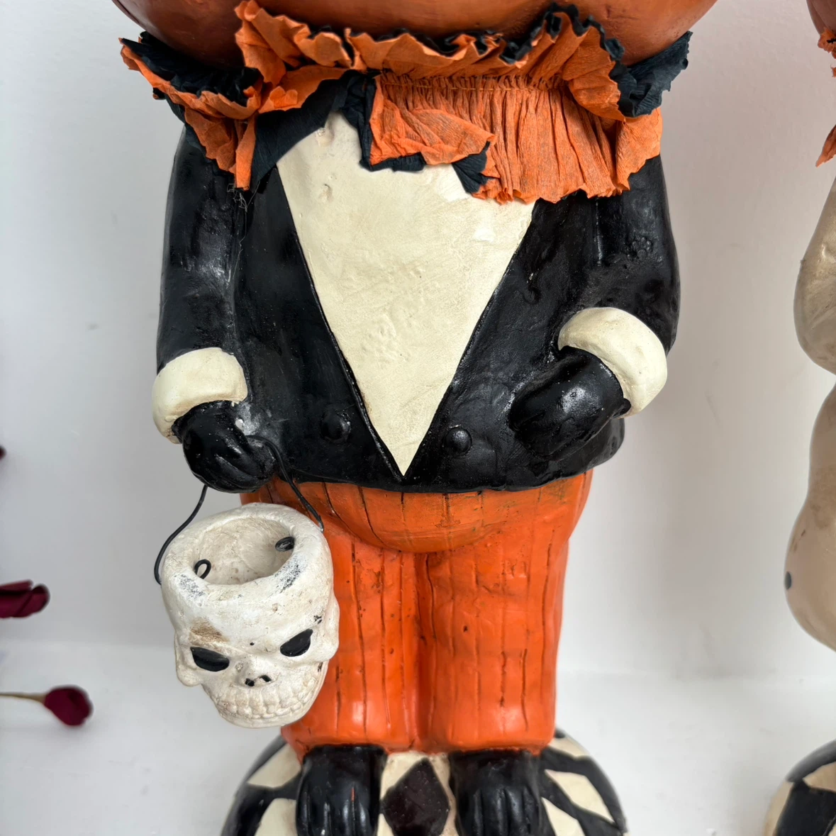 Halloween Jack-o’-Lantern Candy Bowl Figurines - photo 3