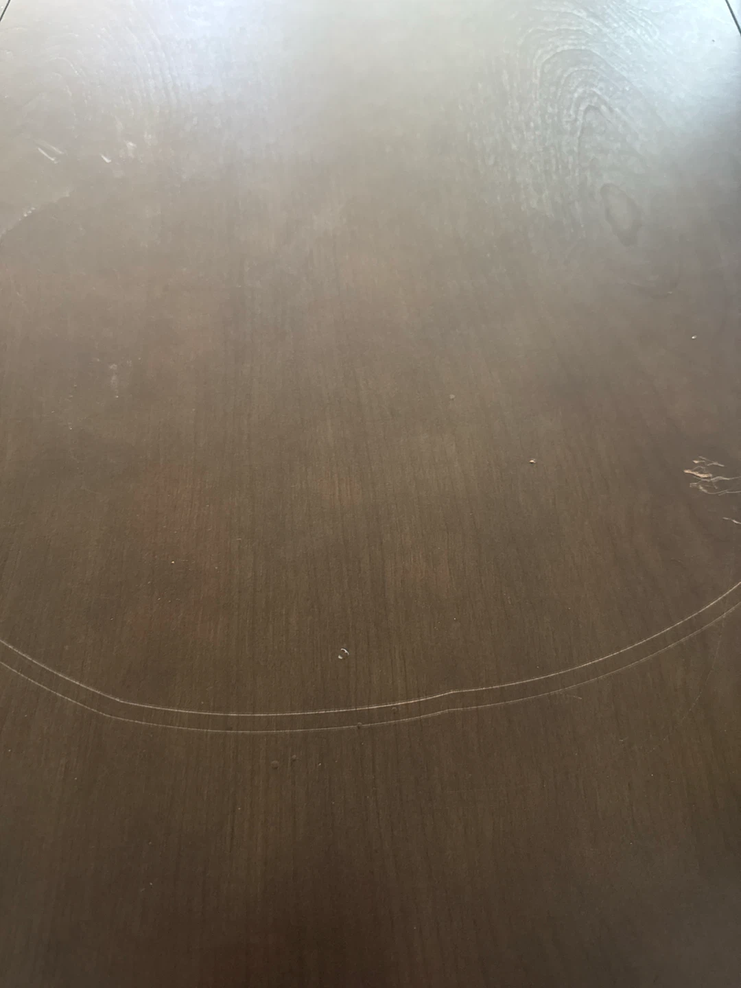 Round Wooden Dining Table with Two Chairs - photo 4