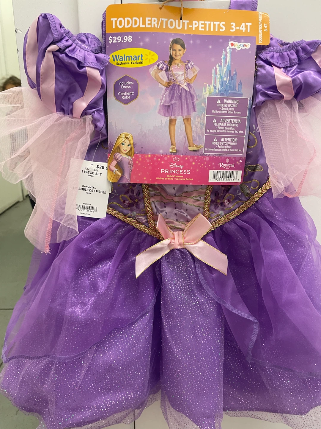 Halloween Disney Princess Rapunzel Toddler Costume