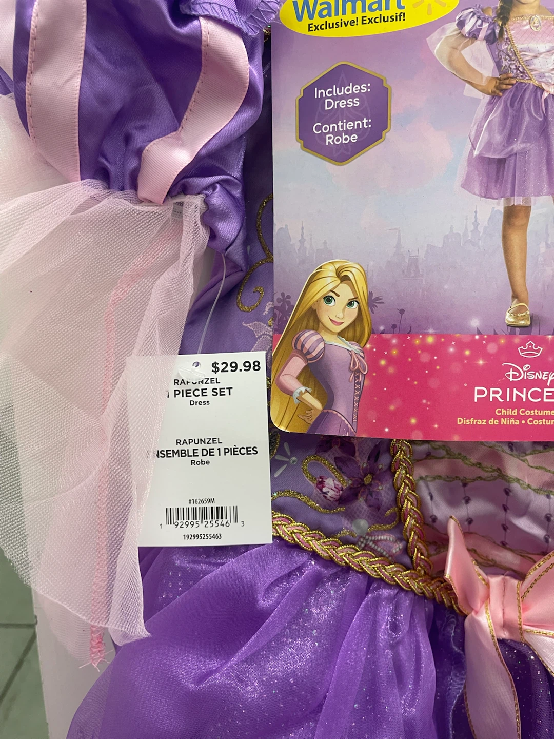 Halloween Disney Princess Rapunzel Toddler Costume - photo 4