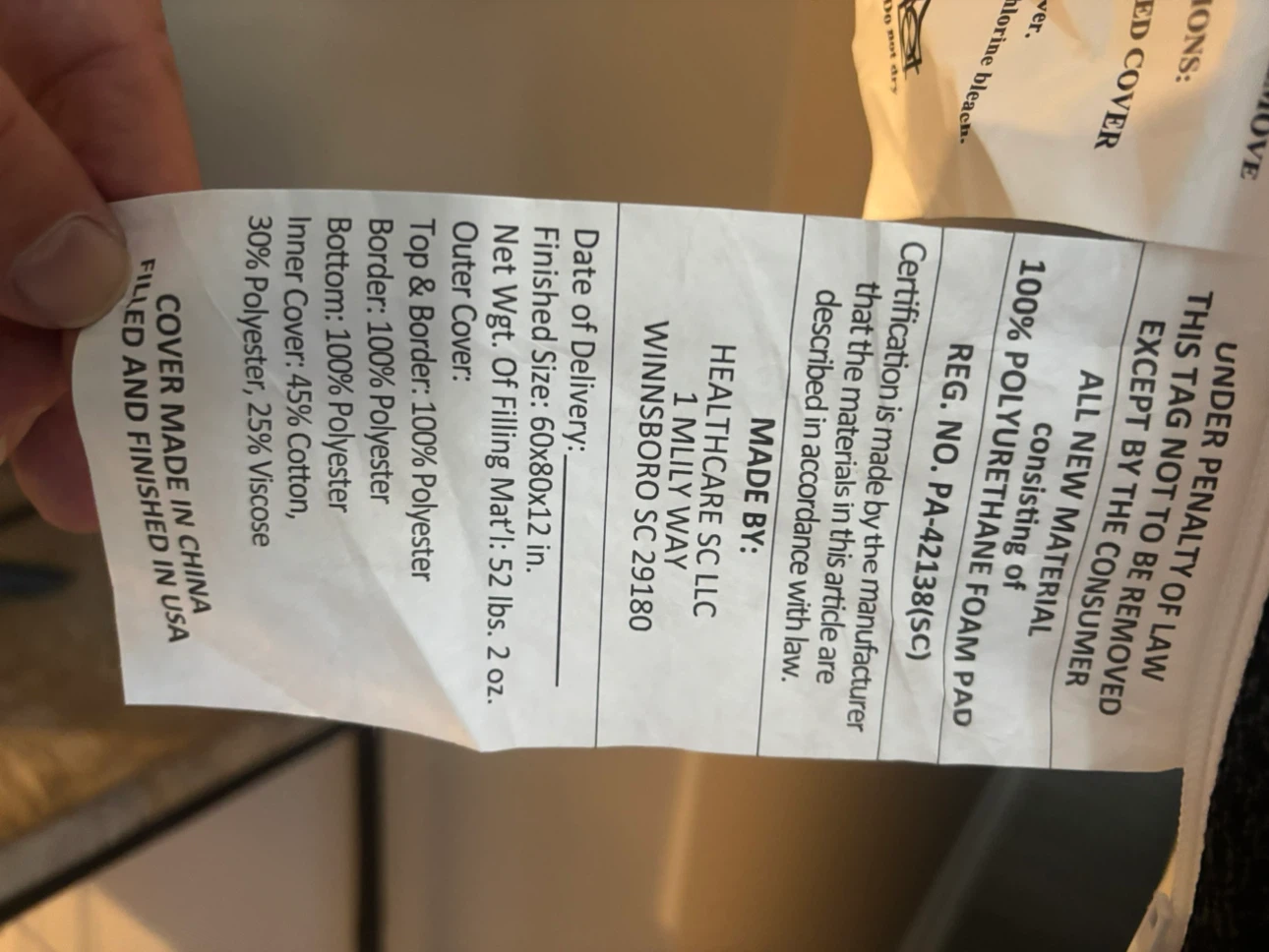 Queen Certipur mattress - photo 2