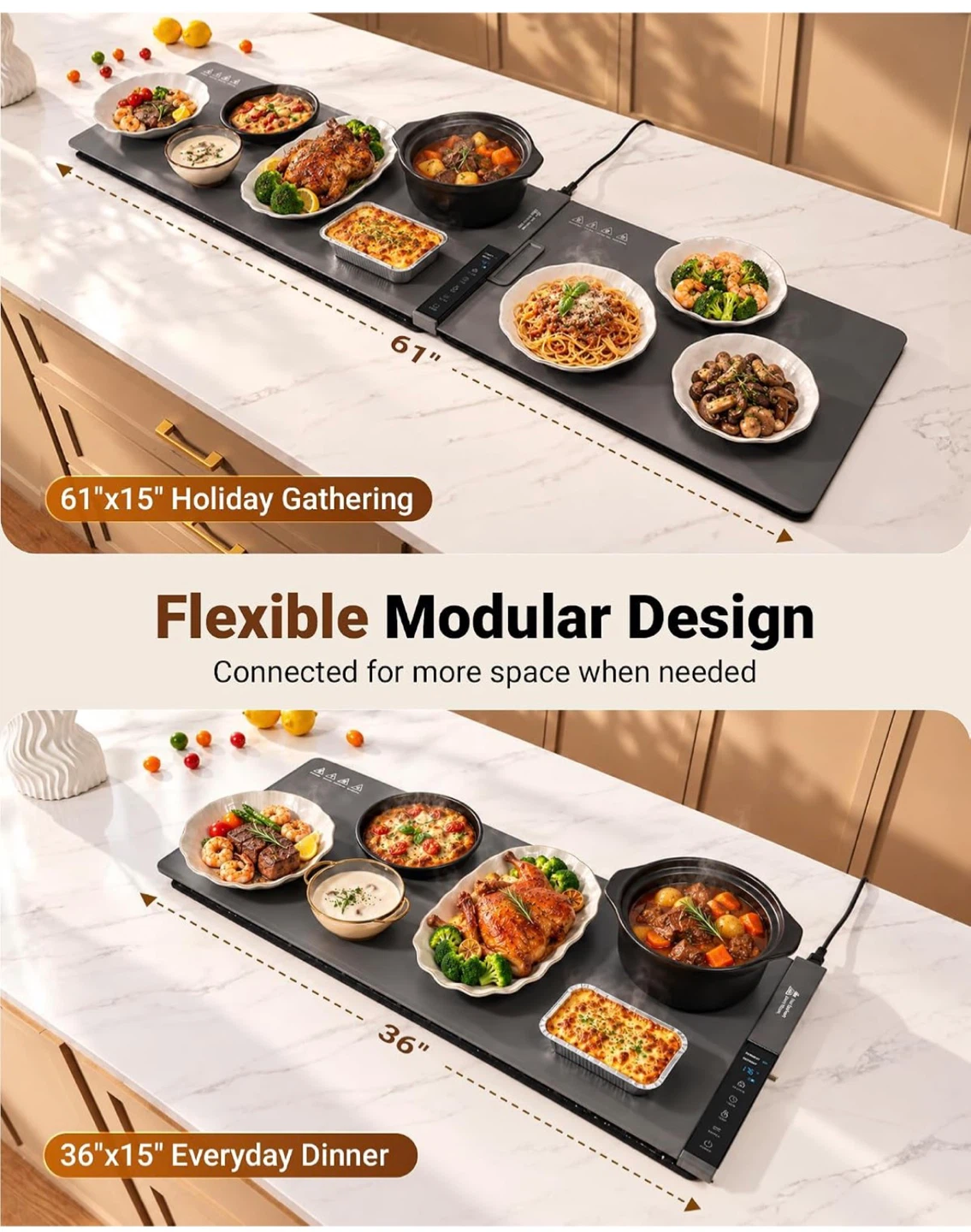Modular Electric Food Warming Mat - photo 2