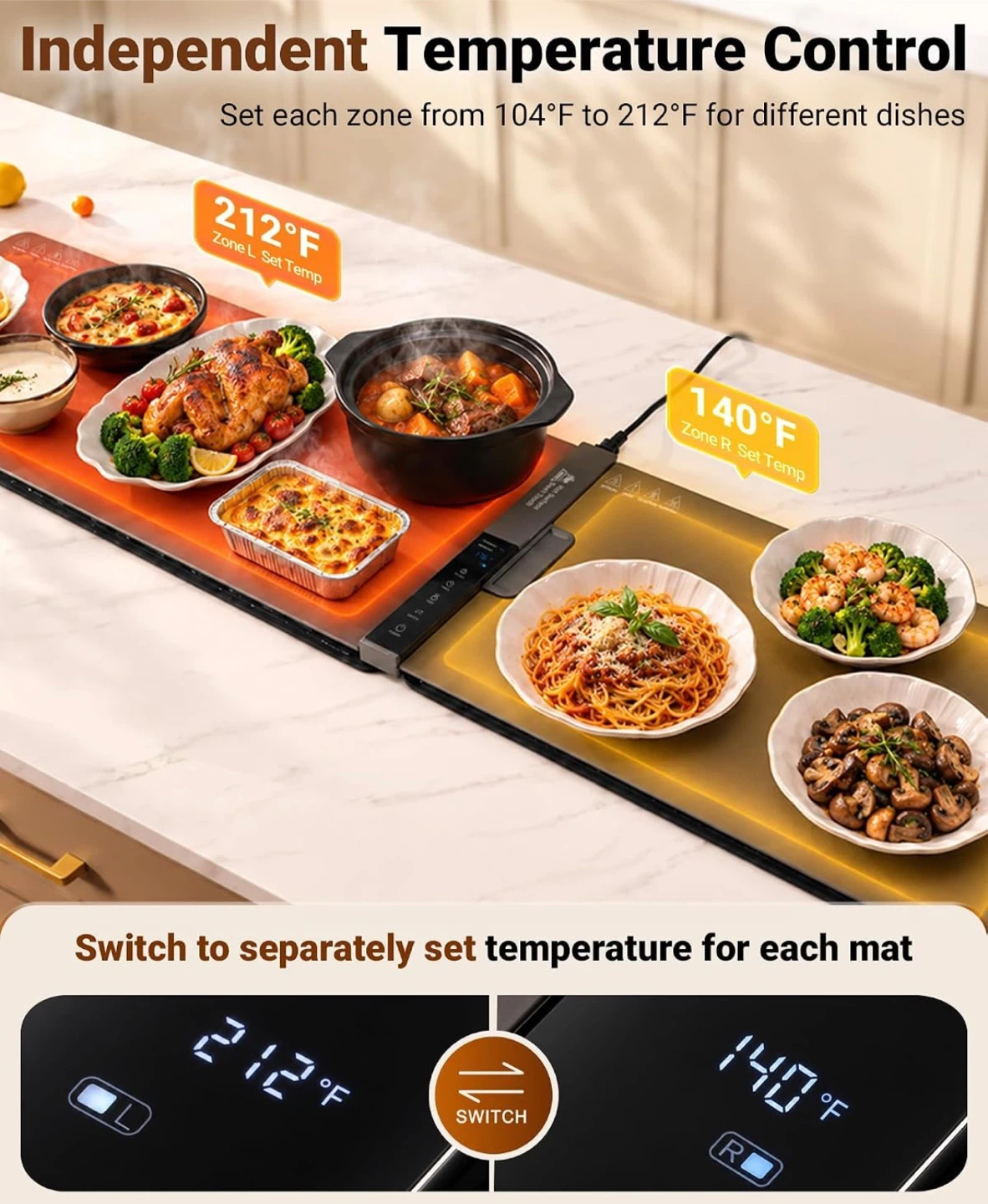 Modular Electric Food Warming Mat - photo 3
