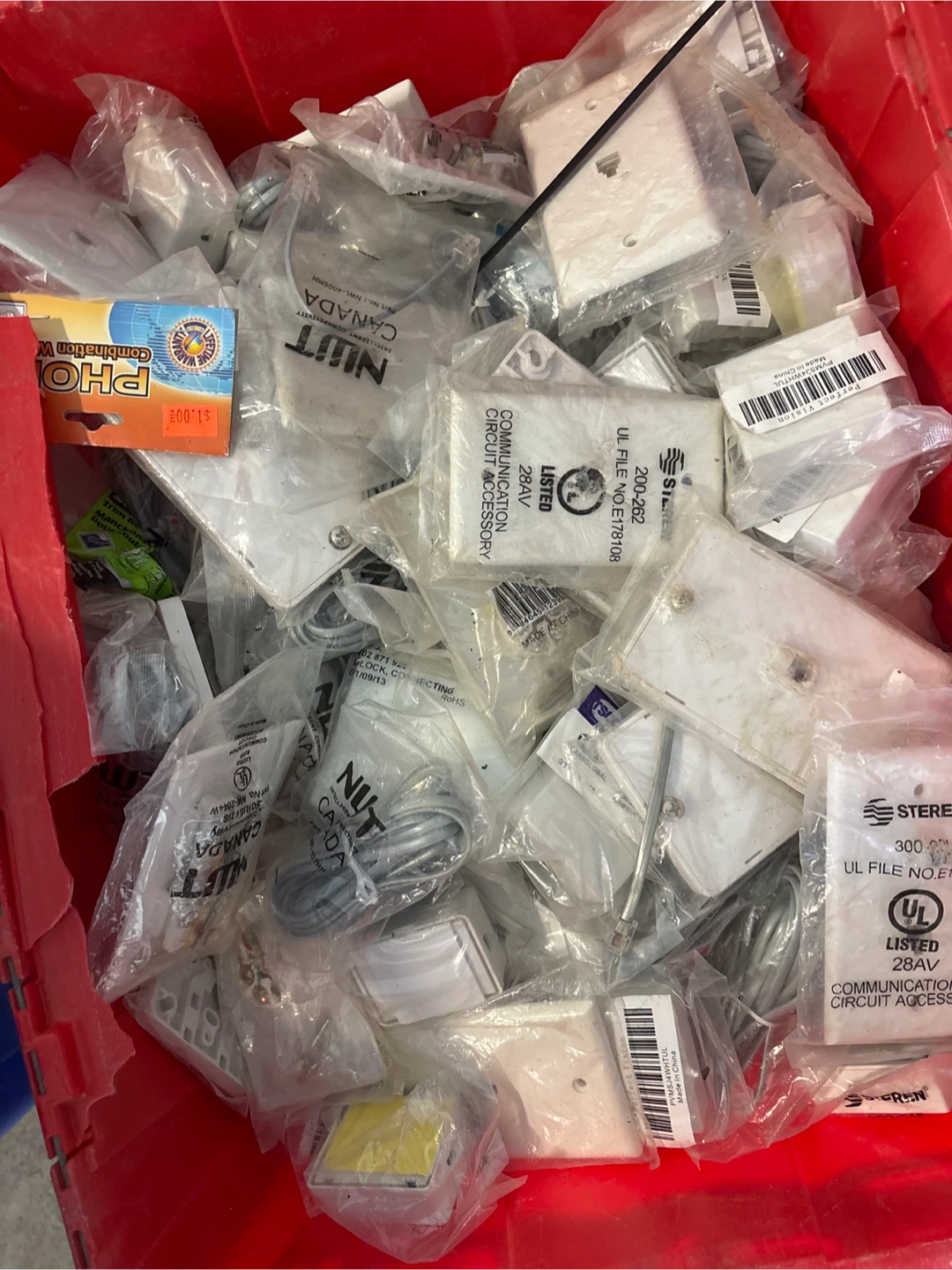 Telephone jacks and supplies