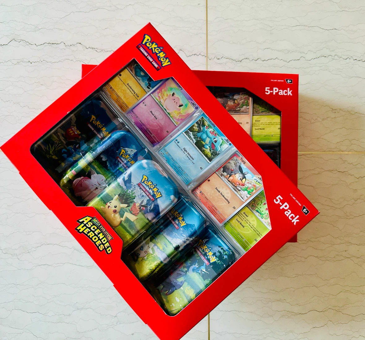 Pokémon Ascended Heroes Mini Tins 5 pack